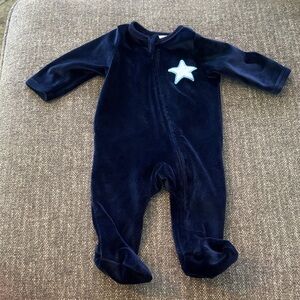 Midnight Blue Starry Kids Footie